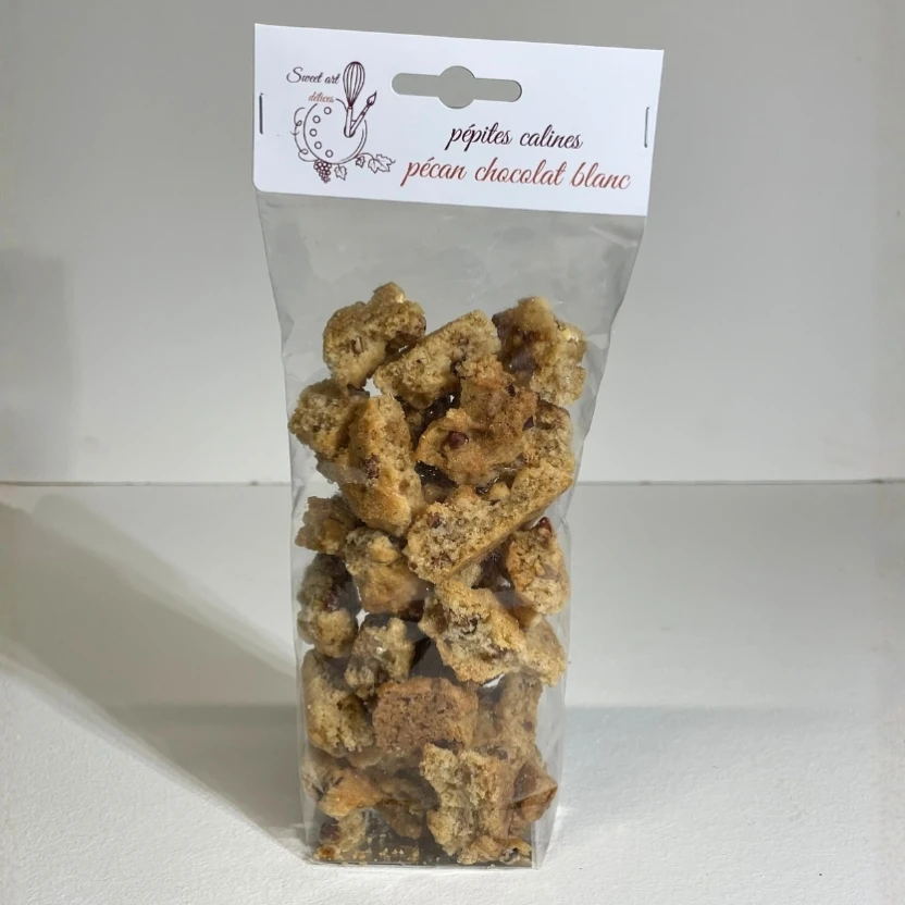 pepites pecan chocolat blanc