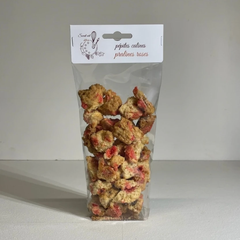 pepites pralines roses