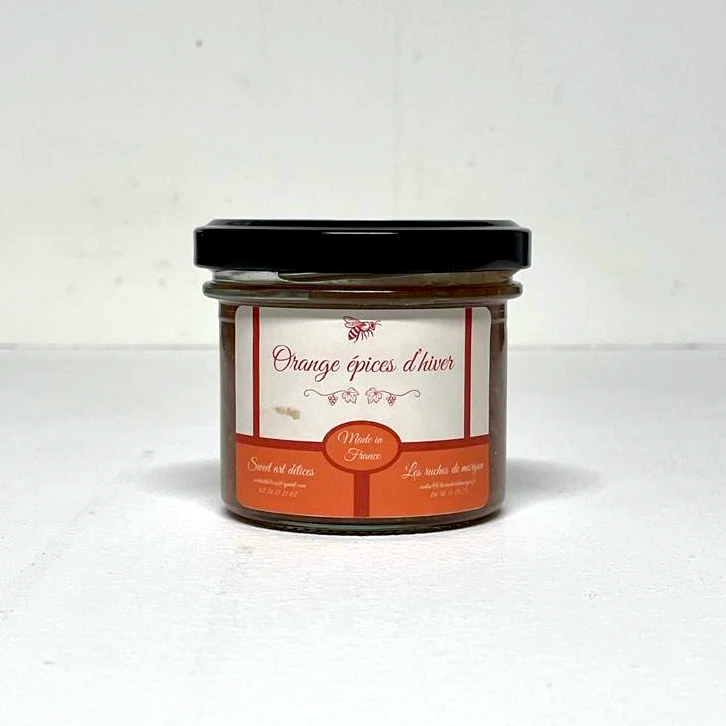 Pâte à tartiner orange épices d'hiver